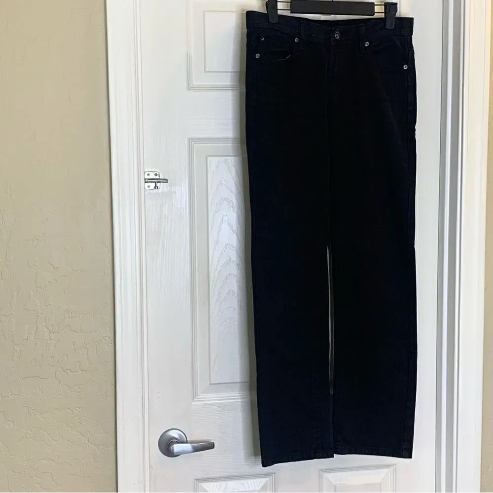 Buffalo David Bitton Evan Slim Fit Jeans Black Size 14
